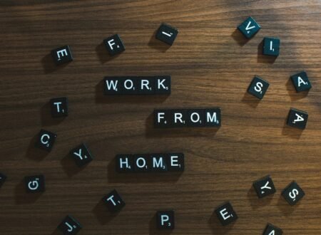 a wooden table topped with scrabbled letters