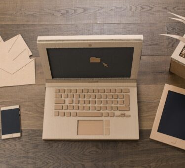 Creative eco friendly cardboard office