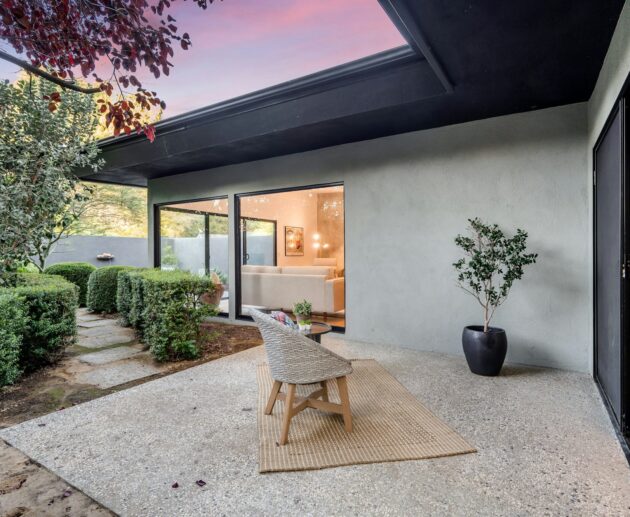 Exterior shot of a luxury home